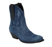 GUESS Women's Ginette Ankle Boot, Blue Denim 420, 4 UK