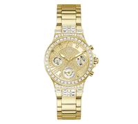 Guess Women's Gold Tone Stone Set Bracelet Watch