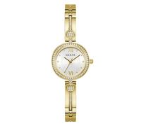 Guess Women's Gold Tone Stone Set Half Bangle Watch