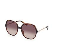 GUESS Women's GU7844 Sunglasses, Dark Havana, 59