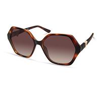 GUESS Women's GUA00008 Square Sunglasses, dark havana, 57mm