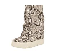 GUESS Women's Guinna Mid Calf Boot, Medium Brown 212, 4 UK