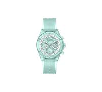 Guess Women's GW0438L1 Athena 39mm Quartz Watch in Aqua Guess Aqua One Size