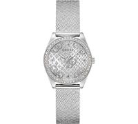 Guess Watches Ladies Silver Tone Mesh Watch - Recycled Steel / Mineral Glass / Mesh