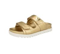 GUESS Women's Gwfabula Flat Sandal, Gold, 5.5 UK