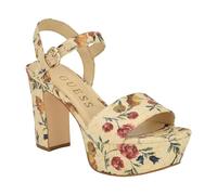 GUESS Women's Haldem Sandal, Floral 101, 8 UK