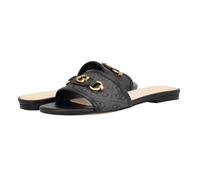 GUESS Women's Hammi Flat Sandal, Black 001, 3.5 UK