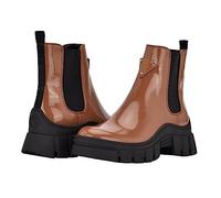 GUESS Women's Hestia Ankle Boot, Brown/Black 210, 9 UK