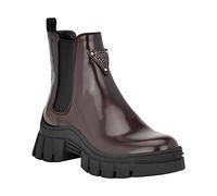 GUESS Women's Hestia Ankle Boot, Dark Red, 3.5 UK