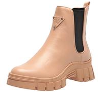 GUESS Women's Hestia Combat Boot, Nude, 9 UK