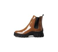 GUESS Women's Hestia Combat Boot, Cognac/Black 212, 5 UK