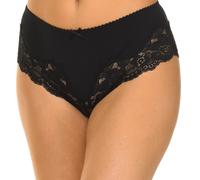 Guess Womens high lace panties O97E12MC02X - Black - Size Small