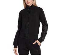 Guess Women's Hooded Sweatshirt Active New Allie Scuba Zip Sweatshirt v2yq17k7uw2, Black, S