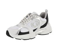 GUESS Women's Ibitha Sneaker, White Multi 140, 6.5 UK