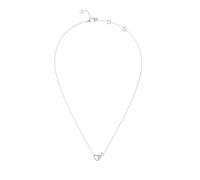 Guess Womens Iconique 16-18" Infinity&Heart Necklace UBN05530RH - Steel / Crystal / Rhodium Plated