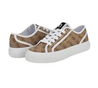 GUESS Women's Jelexa Sneaker, Beige Brown 210, 5 UK