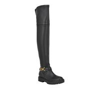 GUESS Women's Jellio Over-The-Knee Boot, Black 001, 4 UK