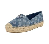 Guess Women's Jolandon Ballet Flat, Blue Denim Logo 420, 6.5 UK