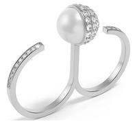 Guess Women's JUBR04453JWRH56 Ring in Silver Guess Silver One Size