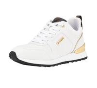 GUESS Women's Kadlin Sneaker, White 140, 7 UK