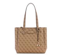 Guess Women's Katya Tote – Multi-Compartment, Latte Logo – One Size