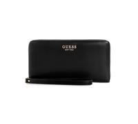 GUESS Women's Laurel Cheque Organizer Wallet Check, Black, One Size