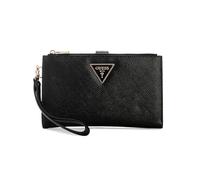 GUESS Women's Laurel Ii Double Zip Organizer Wallet, Black, One Size