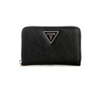 Guess Women's Laurel Ii Medium Zip Around Wallet, Black, One Size