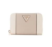 GUESS Women's Laurel Ii Medium Zip Around Wallet, Off White/Taupe, One Size