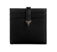 GUESS Women's Laurel Ii Tab Card Case Wallet, Black, One Size