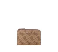 Guess Women's Laurel Ii Zip Around Card Case Wallet, Latte Logo, One Size