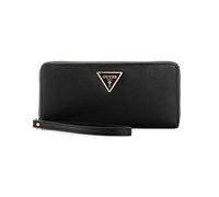 GUESS Women's Laurel Large Zip Around Wallet, Clutch, Black, One Size