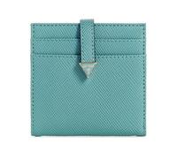 GUESS Women's Laurel Tab Card Case, Wallet, Teal, One Size