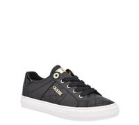 GUESS Women's Loven Sneaker, Black Multi, 5.5 UK