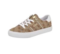 Guess Women's Loven Sneaker, Medium Brown 219, 3 UK