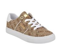 GUESS Women's Loven Sneaker, Medium Brown 219, 6.5 UK