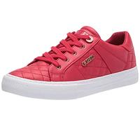 GUESS Women's Loven Sneaker, Red 610, 4.5 UK
