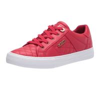 GUESS Women's Loven Sneaker, Red 610, 3.5 UK