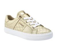 GUESS Women's Loven3 Trainers, Gold, 4 UK