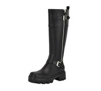 GUESS Women's Lynnie Knee High Boot, Black 002, 5 UK
