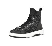 GUESS Women's Mannen Sneaker, Black 001, 7