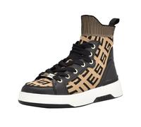 GUESS Women's Mannen Sneaker, Medium Brown, 5.5 UK