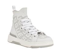 GUESS Women's Mannen Sneaker, White 140, 5 UK