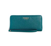 Guess Women's Marsha Large Zip Around Wallet, Teal, One Size