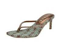 GUESS Women's Mayan Heeled Sandal, Bronze 750, 8 UK