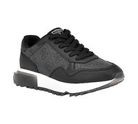 GUESS Women's Melany Sneaker, Black Logo, 9