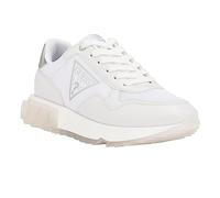 GUESS Women's Melany Sneaker, White, 4.5 UK