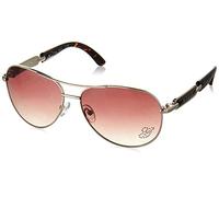 GUESS Women's Metal Aviator Sunglasses