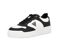 GUESS Women's Miram Sneaker, Black White 003, 3.5 UK