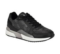 GUESS Women's Moxea Sneaker, Black Logo 005, 7 UK